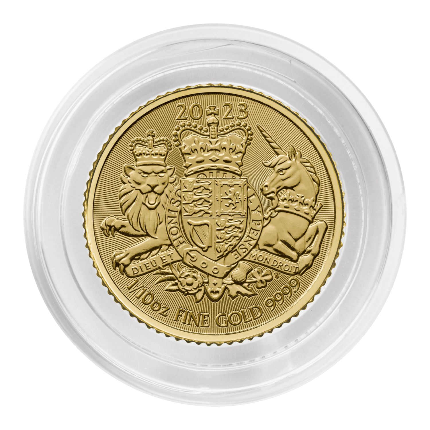 The Royal Arms 2023 1/10oz Gold Bullion Coin