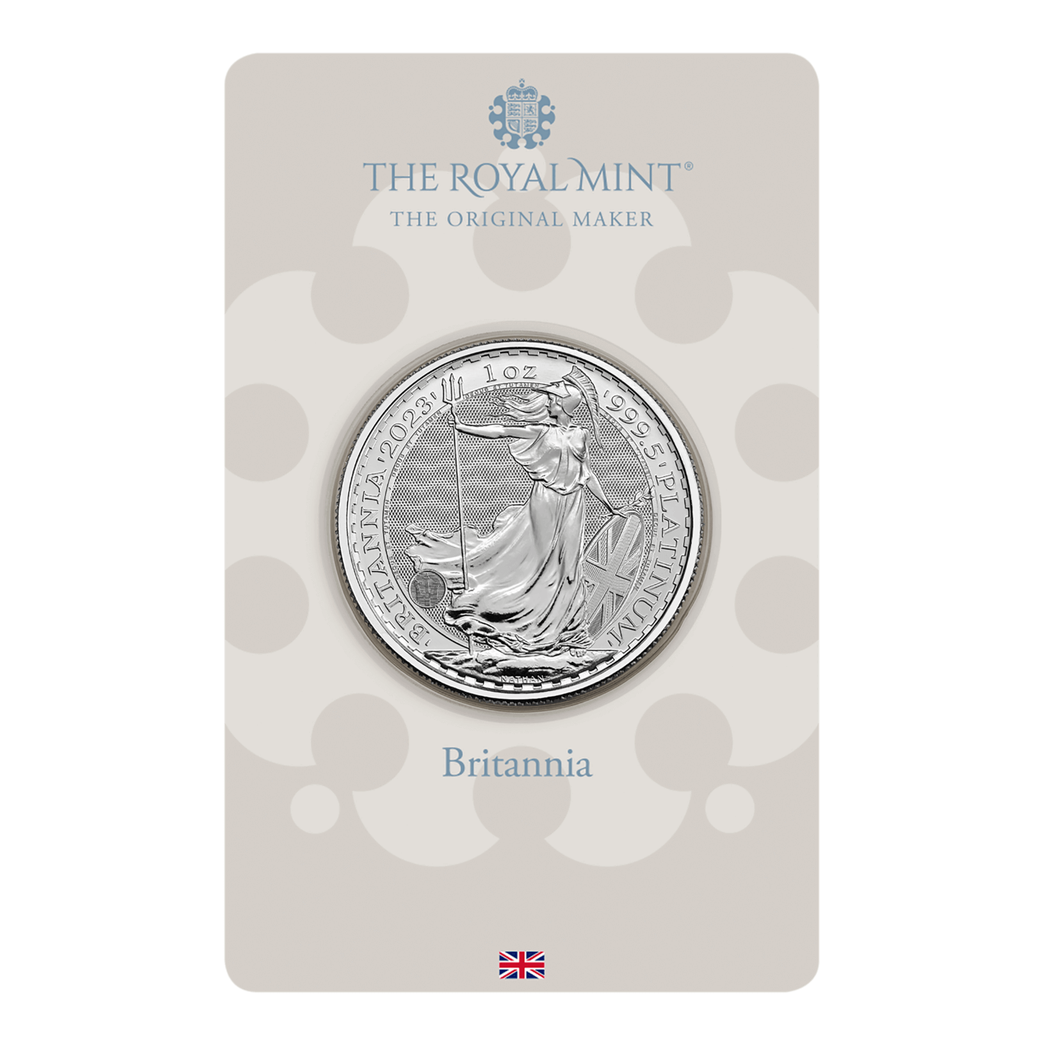 Britannia 2023 1 oz Platinum Bullion Coin in Blister