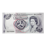 Queen Elizabeth II Isle of Man £1 Banknote