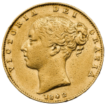 1842 Queen Victoria Young Head Sovereign