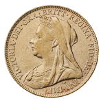 1898 Victoria Young Head Sovereign - London