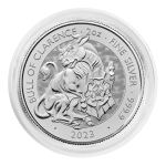 The Royal Tudor Beasts 2023 Bull of Clarence 2oz Silver Bullion Coin