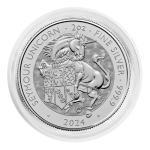 The Royal Tudor Beasts 2024 Seymour Unicorn 2oz Silver Bullion Coin