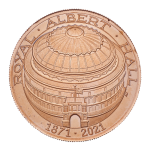 The 150th Anniversary of the Royal Albert Hall 2021 UK £5 Gold Proof Coin – Domed