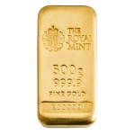 500g Gold Bullion Cast Bar