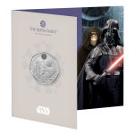 Star Wars Darth Vader and Emperor Palpatine 2023 UK 50p Brilliant Uncirculated Coin