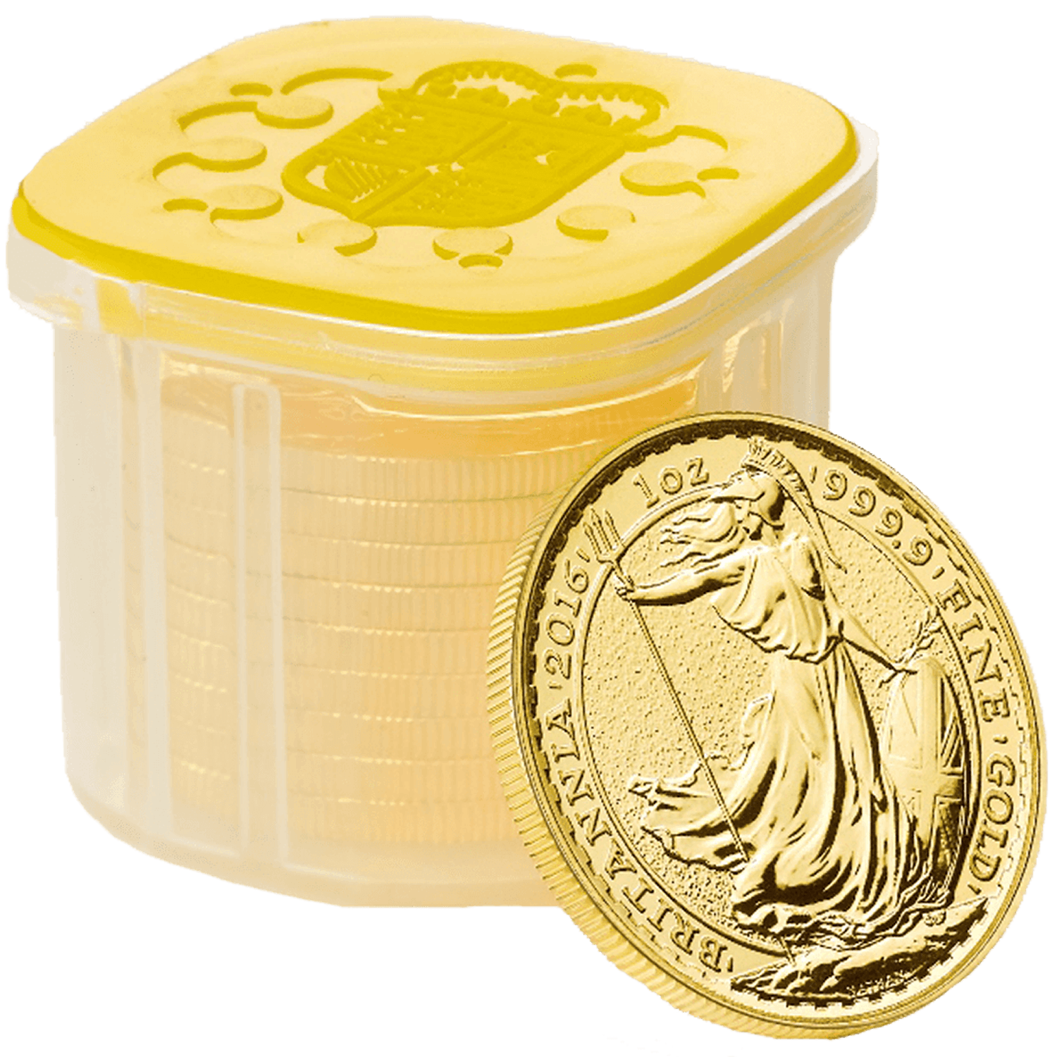 Britannia 2016 1 oz Gold Ten Coin Tube